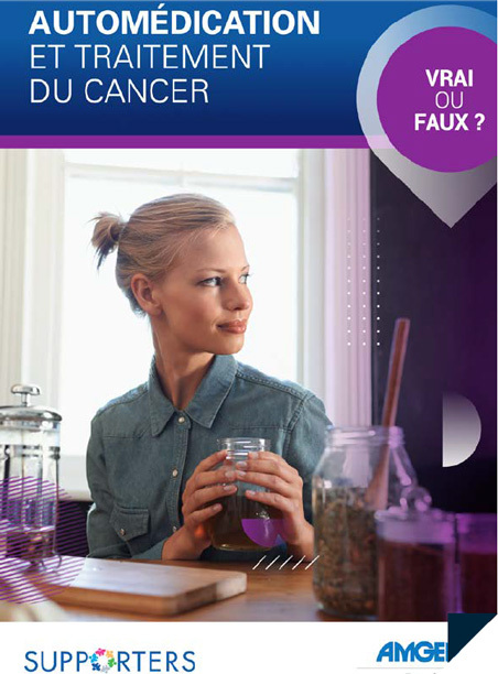 Une jeune fille pratiquant l'automédication contre le cancer 