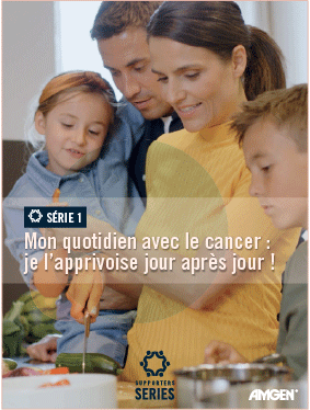 Femme préparant de la nourriture avec sa famille