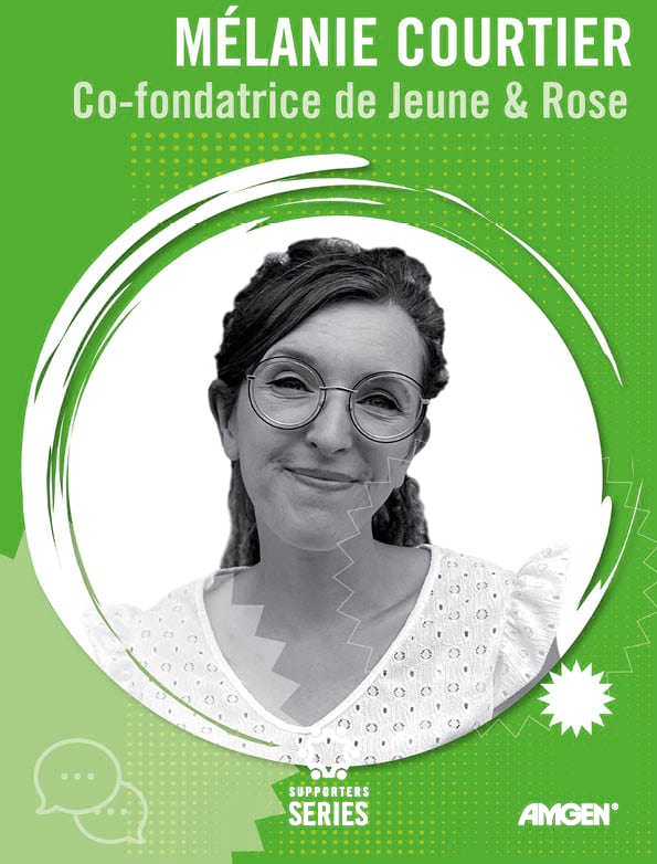 Podcast de MÉLANIE COURTIER Cofondatrice de Jeune & Rose, sur les patients experts