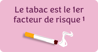 Le tabac est le 1er facteur de risque